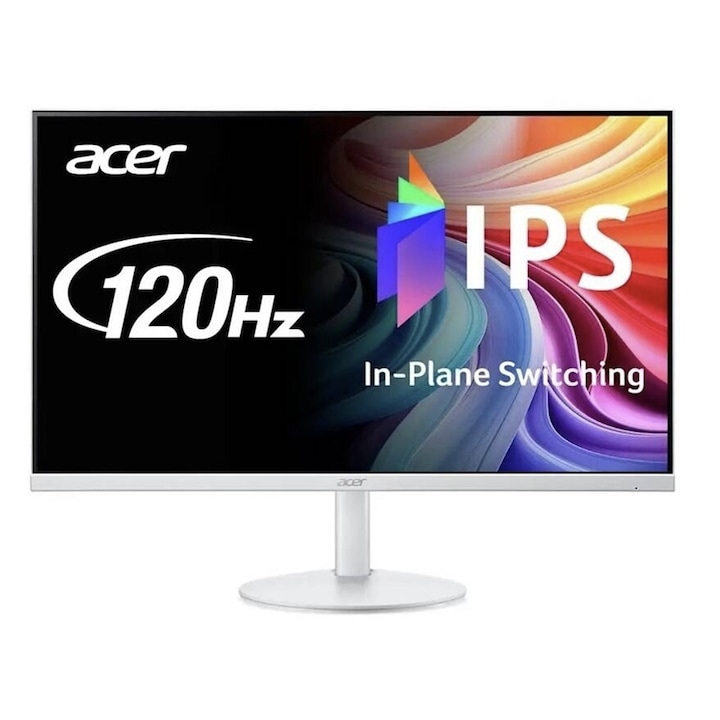 Acer 27" SA273G0WI IPS LED monitor, Full HD 1920 x 1080, VGA, HDMI, 120 Hz, 1 ms, Fehér