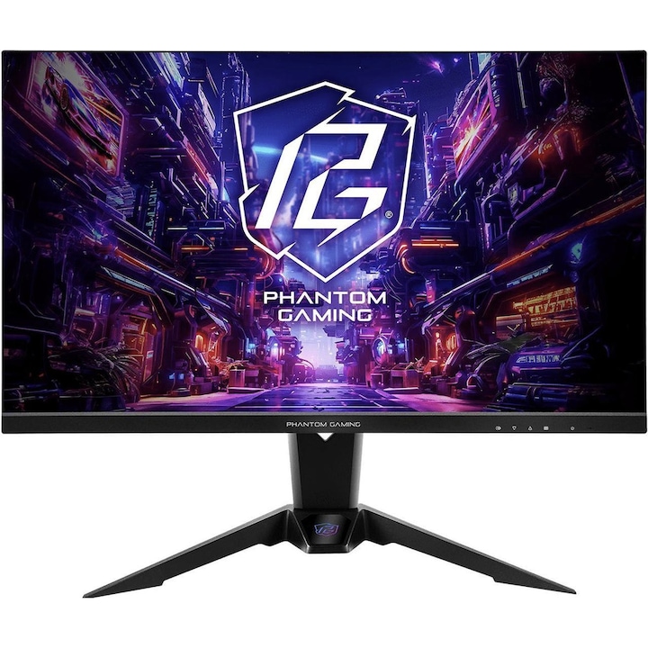 ASRock 27" PG27FFX2A gamer monitor IPS LED, Full HD 1920 x 1080, HDMI, DisplayPort, hangszórók, 520 Hz, 1 ms, fekete