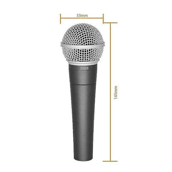Microfon vocal Shure SM58 cu comutator on/off, 2024 - eMAG.ro