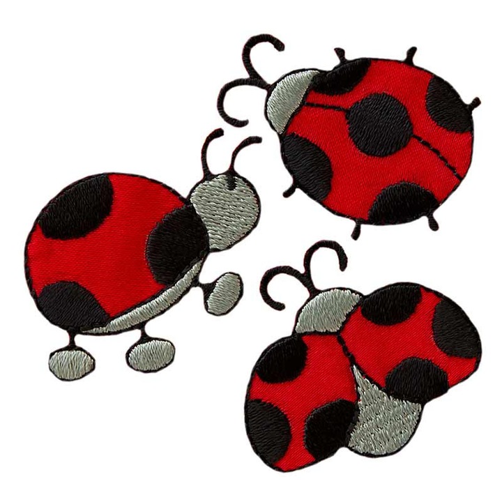 Апликация 3 Marienkäfer, Mono quick, 10064, 3.6 х 2.8 см, с лепило