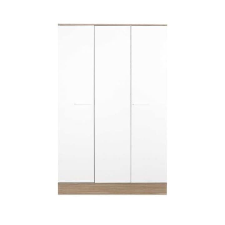 Set Birou Adore Base, 4 piese, Alb - Stejar