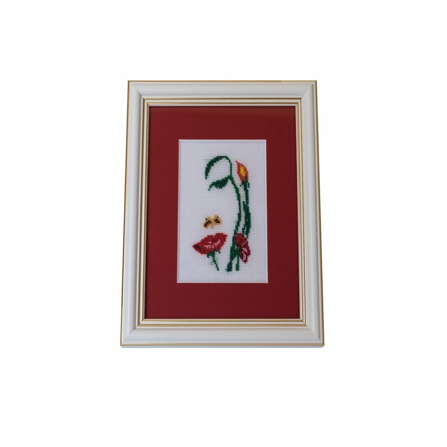 Suvenir traditional - Chip de femeie, rama cu picior pentru birou