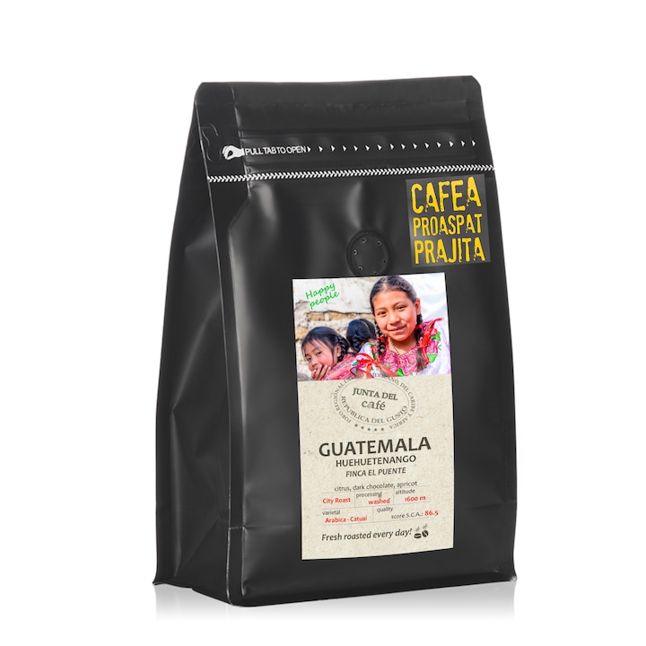 Кафе Guatemala Speciality Coffee, Прясно изпечено, Зърна, 500 гр, 100% Arabica