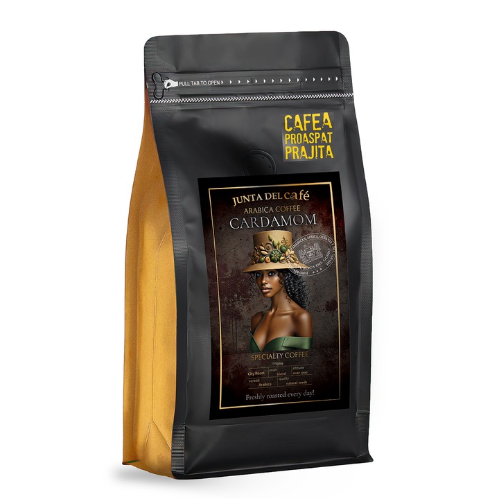 Cafea Proaspat Prajita, 800 gr, Ibric & Cardamom Specialty Coffee, 100% Arabica, macinata