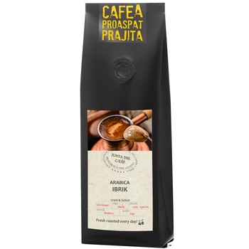 Cafea Proaspat Prajita, 500 gr, Ibric, 100% Arabica, macinata Cafea Proaspat Prajita, 500 gr, Ibric, 100% Arabica, macinata