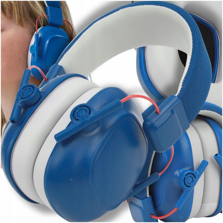 Детски антифони Pixel, намаляване на шума SNR 24 dB, удобни, сини