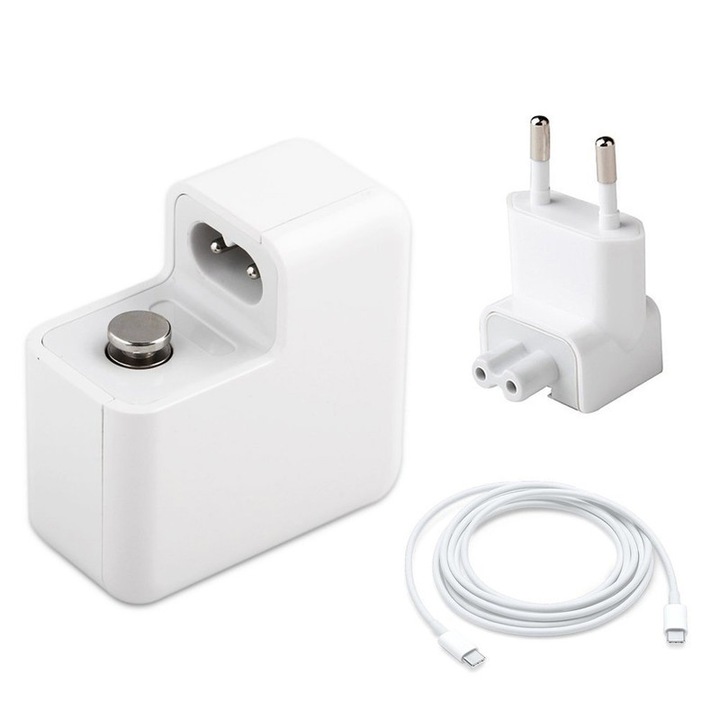 Зарядно устройство Nelbo, съвместимо с Apple MacBook 12" MNYG2B, 61W, с USB-C жак