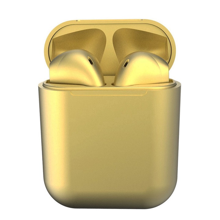 Vezeték nélküli fejhallgató, arany, érintésvezérlés, IPX5 vízállóság, headset