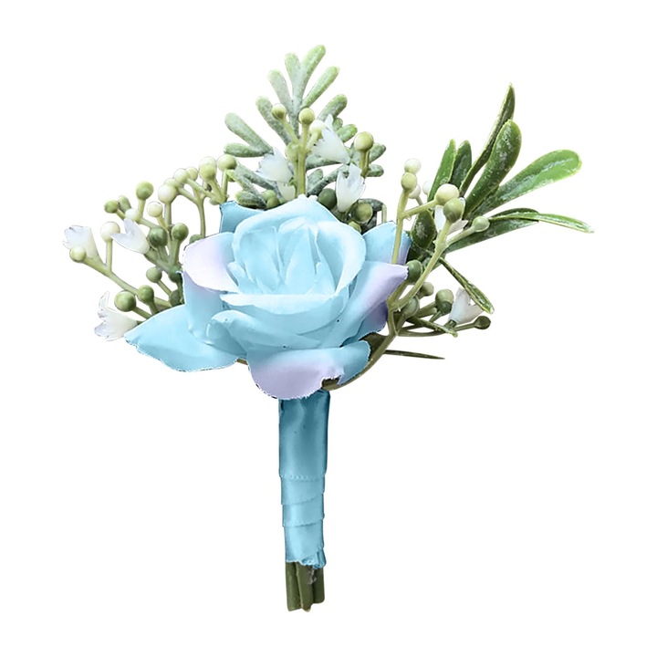 Corsaj nunta, floare de matase