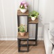 Suport de plante din metal rustic practic, modern BADU 34x34x67 cm
