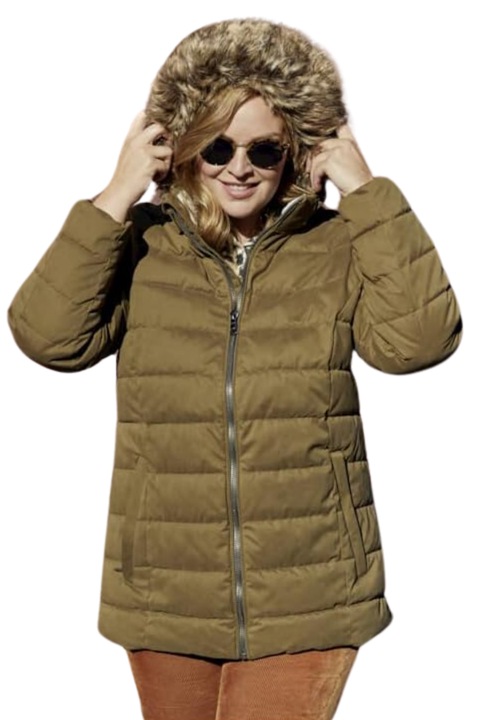 Geaca Stoy Quilted, Verde