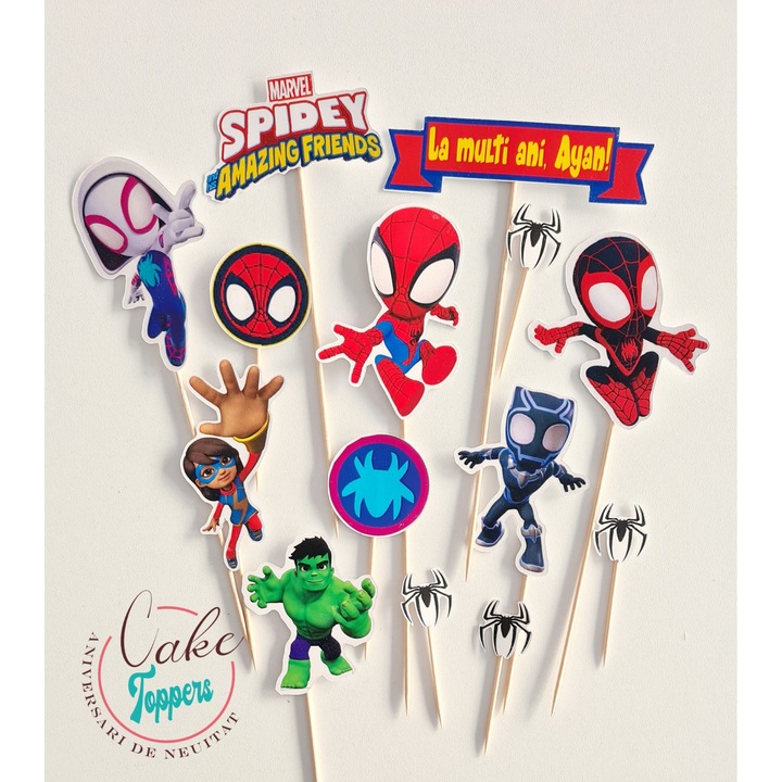 Spidey tortadekoráció-készlet