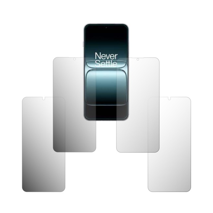 4 darabos Folie24 képernyővédő fólia készlet, OnePlus 13T-hez, 2X Ultra-Clear + 2X Matt, Teljes kijelző lefedettség és Tokbarát, Öntapadó, Rugalmas, Önregeneráló