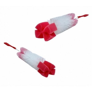 Perie curatat sticle, cu cap de burete. 41 cm