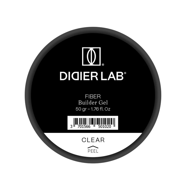 Gel de constructie a fibrelor Didier Lab, transparent, 50gr