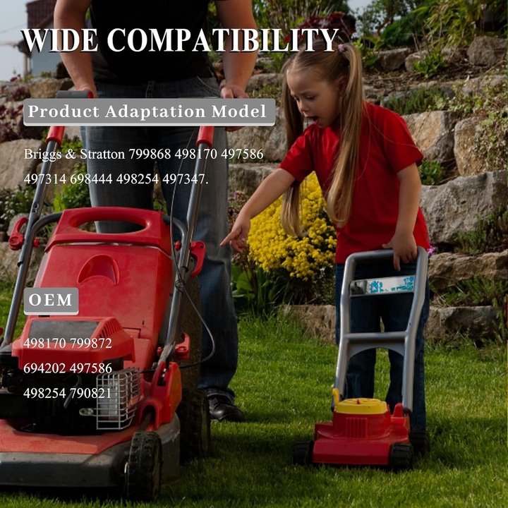 Kit carburator accesorii BGHYHYHI, preajustat, acril, pentru motoare Briggs & Stratton