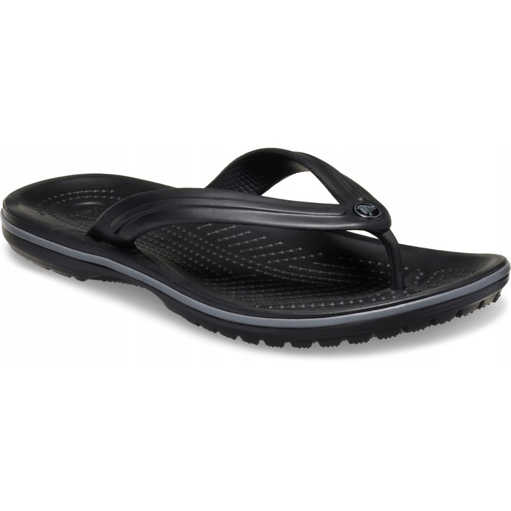 Crocs, Papuci flip-flop Barbati Croslite, Crocband 11033 Flip, Negru, Negru