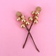 Bucati de fructe artificiale, 30 bucati, aranjament floral, multicolor, 9.5x2.5x2 cm