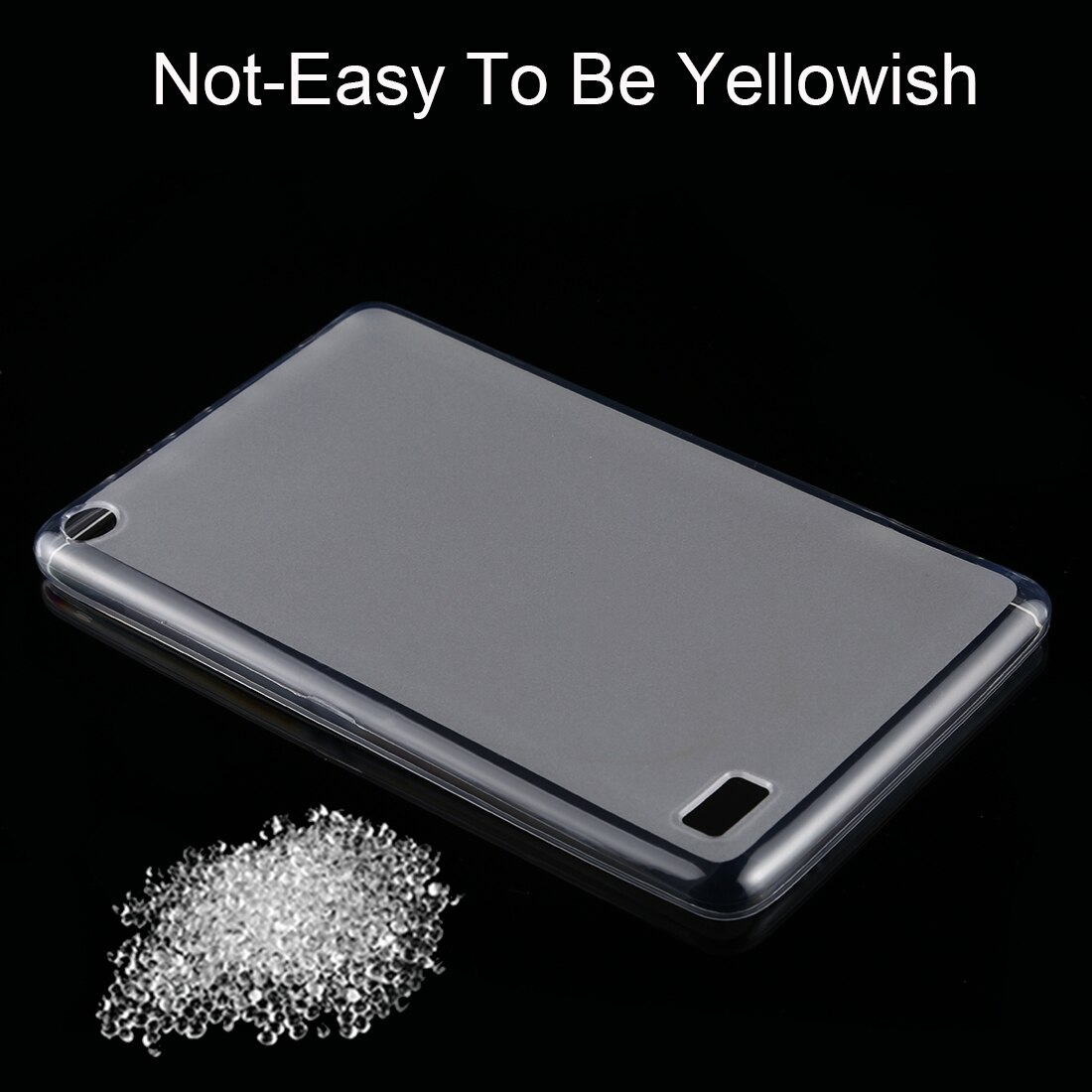 Husa tableta pentru Amazon Kindle Fire 7 (2019), silicon transparent 0, 75 mm, rezistent la caderi