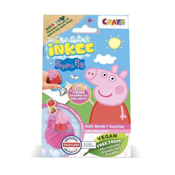 Fürdőadalék, Őrület, Peppa Pig, Meglepetéssel teli fürdőbomba