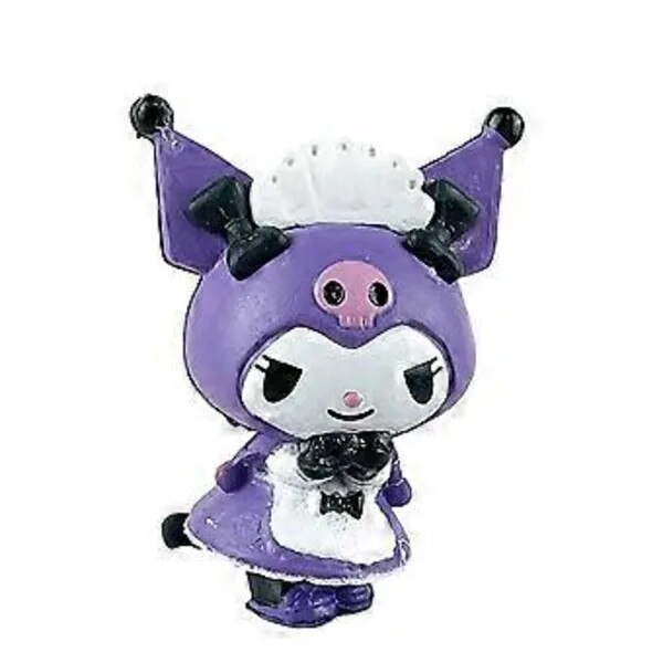 Set figurine Sanrio Kuromi My Melody, 5 piese, PVC, 3-4cm - eMAG.ro
