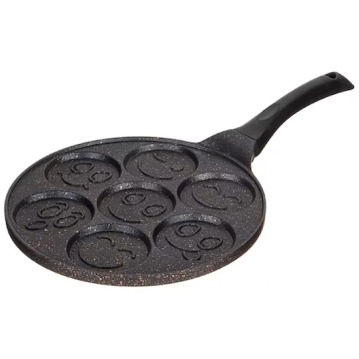 Palacsintasütő 7 formás mosolygós arc 26 CM