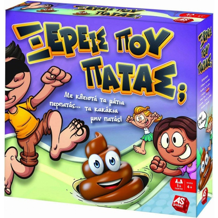 Társasjáték AS Epitrapezio Paichnidi Xereis Pou Patas?