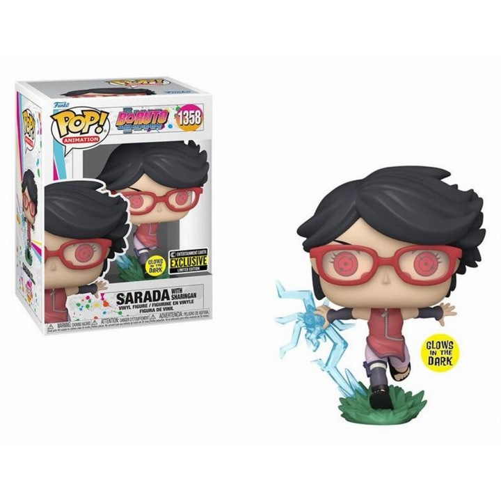 Funko POP! Наруто Боруто - Сарада със Шаринган (GITD) #1358