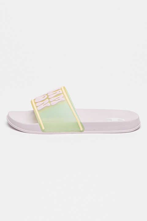 Champion, Papuci cu logo Lorry, Lila/Verde deschis