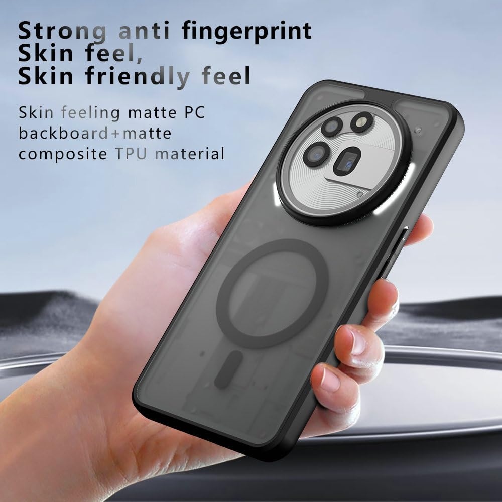 Husa pentru Nothing Phone (3a) Pro compatibila MagSafe, Anti-Shock Protection, TPU, transparent/negru