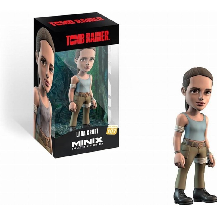 Фигурка на Tomb Raider: Minix - Лара Крофт #107, 12 см