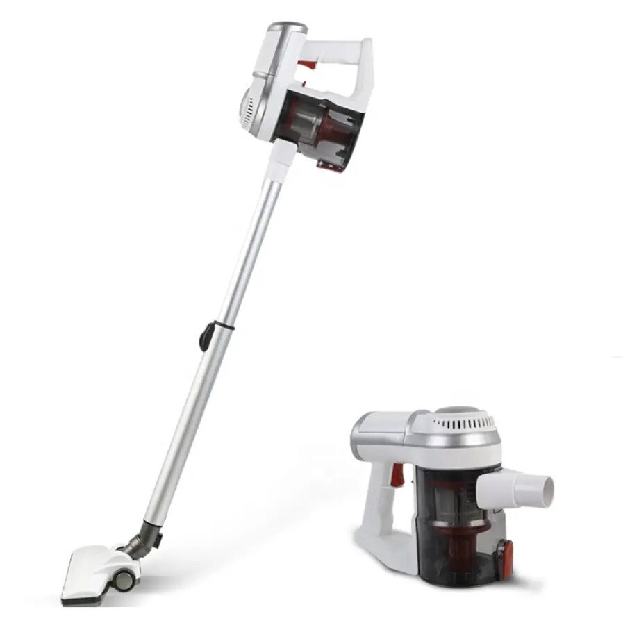 Aspirator de mana, 150W, fara fir, 9.5Kpa, pentru acasa, reincarcabil, aspirator tip stick de podea cu montare pe perete, alb