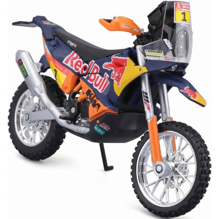 Red Bull öntött modellautó - KTM 450 Rally 2019 (Dakar Rally) 1/18, BBurago