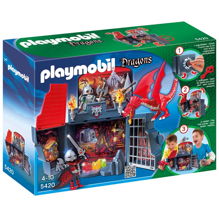 Playmobil 5420 Sárkánycella ládikám kulcsocskával
