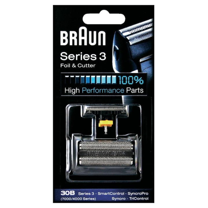 Braun S3-30B szita és kés, Tricontrol, 7000/4000 Series
