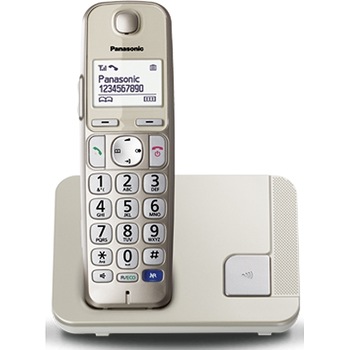 Telefon fara fir Panasonic DECT KX-TGE210FXN, Caller ID, Argintiu Telefon fara fir Panasonic DECT KX-TGE210FXN, Caller ID, Argintiu