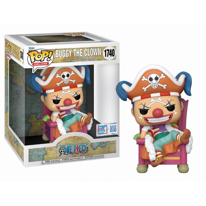 Figurina Funko POP! Deluxe: One Piece - Buggy the Clown #1740, exclusiv NYCC 2024