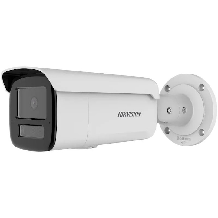 Камера за видеонаблюдение Hikvision IP bullet DS-2CD2T83G2-2LI(4MM), 8MP, AcuSense - филтриране на фалшиви аларми по човешко тяло и маса