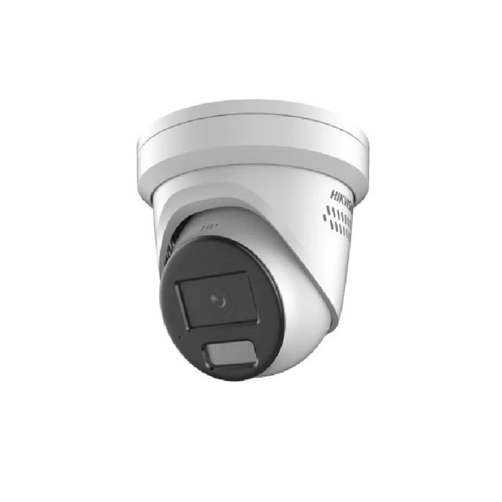 Камера за видеонаблюдение IP Turret 8MP Smart Hybrid Light с ColorVu Hikvision DS-2CD2387G2H-LISU/SL(2.8MM)(EF), фиксиран обектив 2