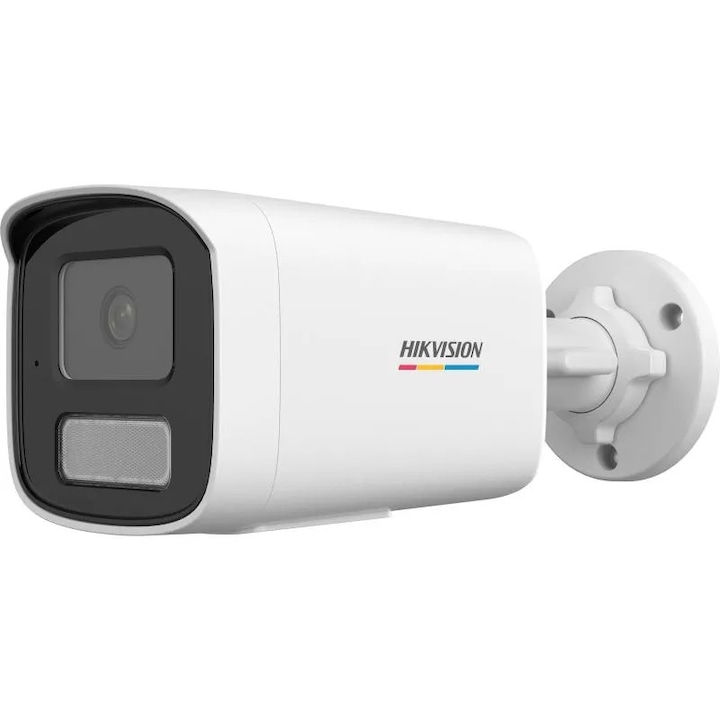 камера за видеонаблюдение Hikvision DS-2CD1T47G2H- LIU(2.8MM) 4MP ColorVu IP Bullet, фиксиран обектив 2.8 мм, осветление: Цвят: 0.001 Lu