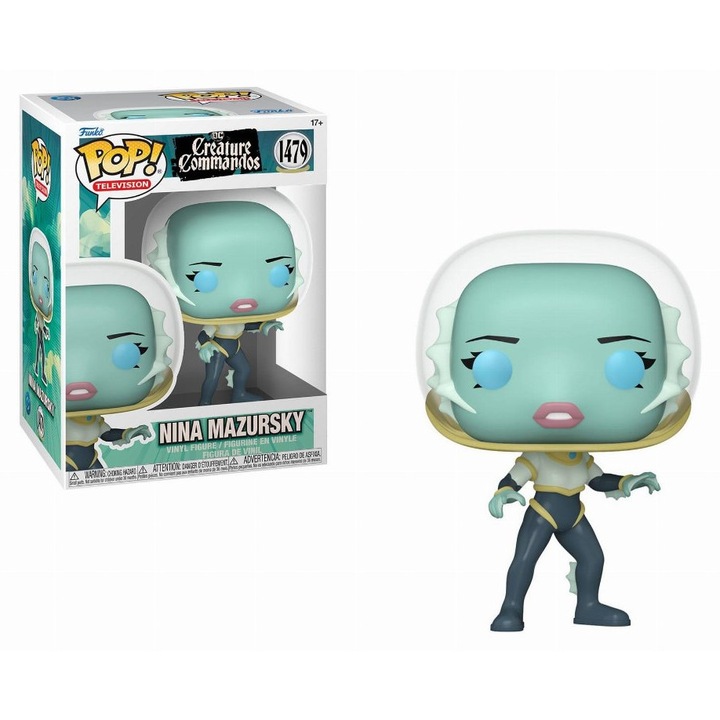 Фигурка Funko POP, TV, Creature Commandos, Dr. Nina Mazursky, 10 cm, Многоцветен