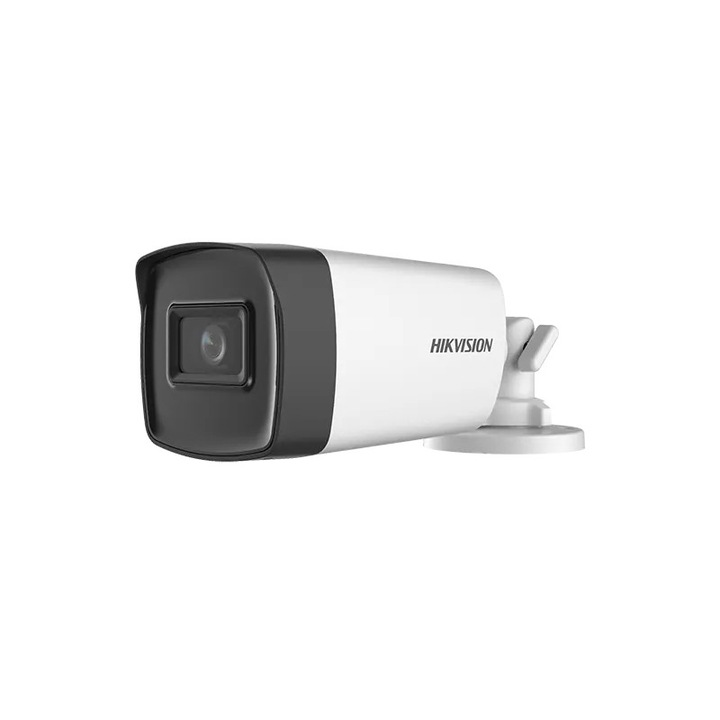 Analóg HD 2MP megfigyelő kamera, HIKVISION DS-2CE17D0T-IT3FS, 2,8 mm-es objektív, IR 40m, integrált AUDIO