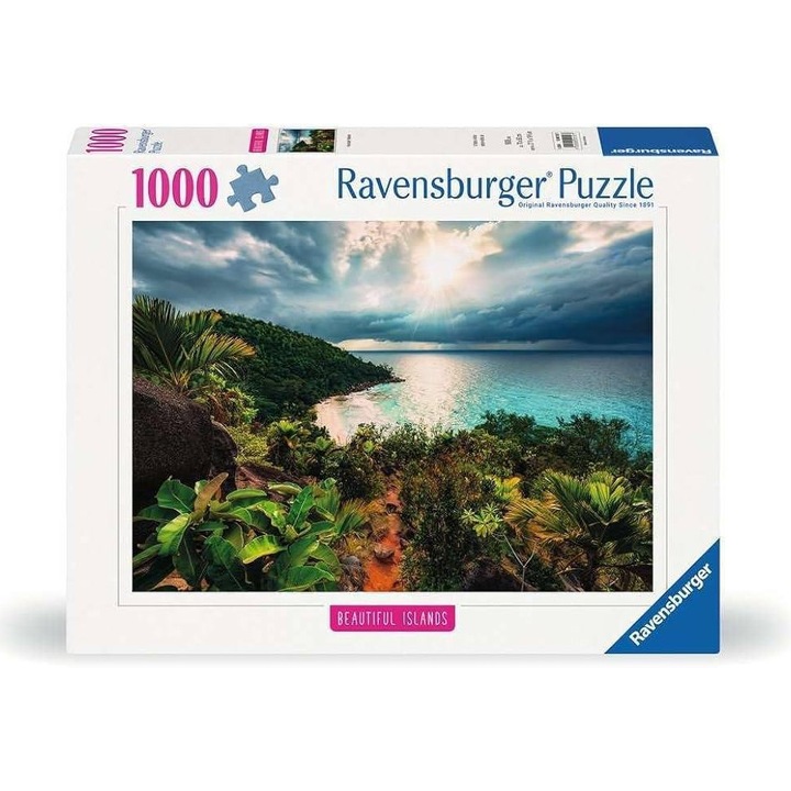 Puzzle Ravensburger 1000 piese - Insule Frumoase, Hawaii