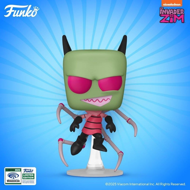 Funko POP! Nickelodeon: Invader Zim #1881, WonderCon 2025 exkluzív
