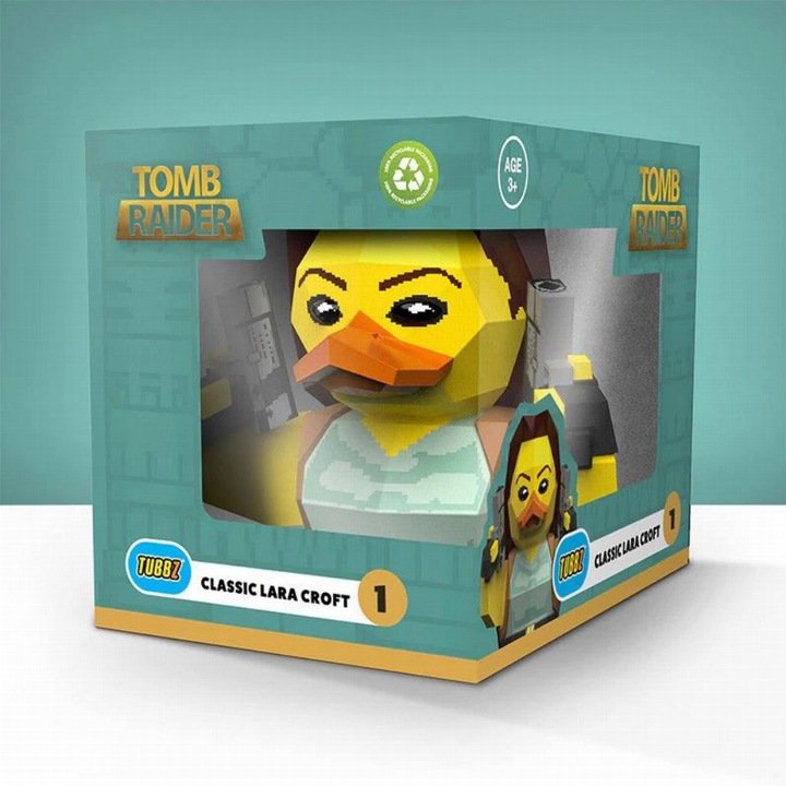 Figurina Tomb Raider Boxed Tubbz, Classic Lara Croft, 10cm