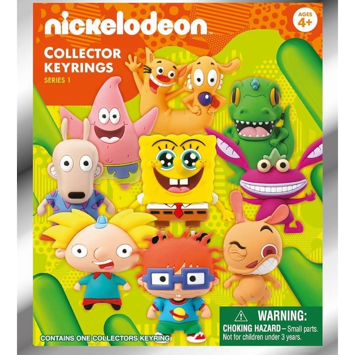 Figurina Monogram Nickelodeon: Classics - Series 1 3D Bag Clip Phigoura, multicolor