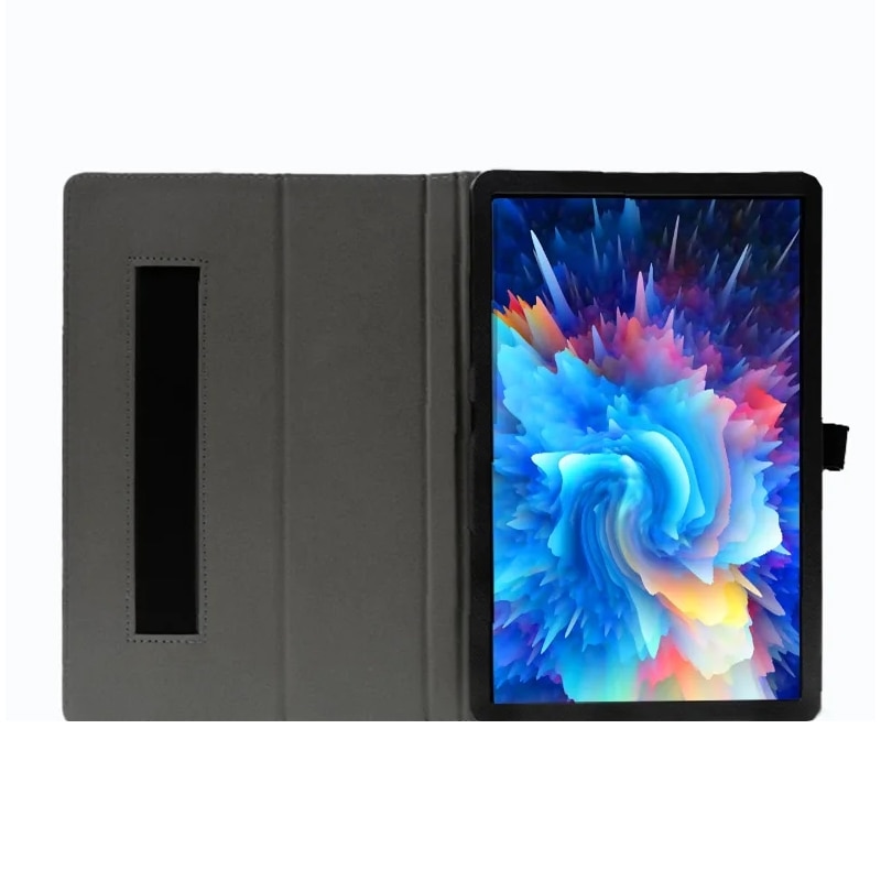 Husa tableta pentru TCL NxtPaper 11, piele, tip carte, pliere in 2, magnetica, rezistenta la socuri, albastru deschis