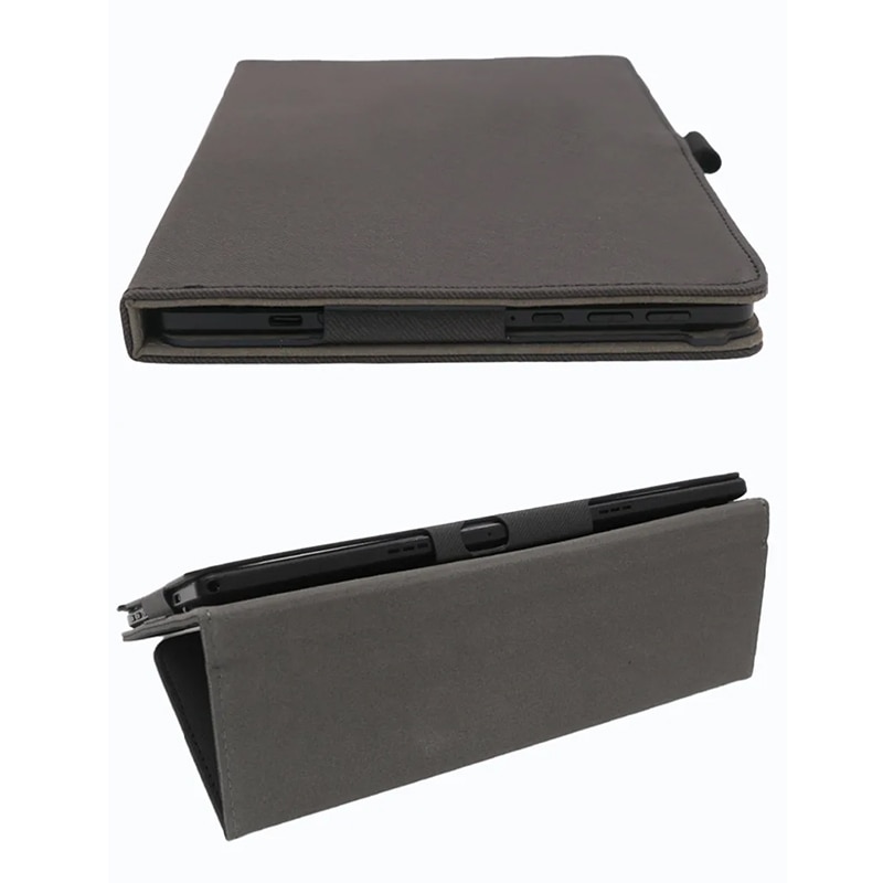 Husa tableta pentru TCL NxtPaper 11, piele, tip carte, pliere in 2, magnetica, rezistenta la socuri, albastru deschis