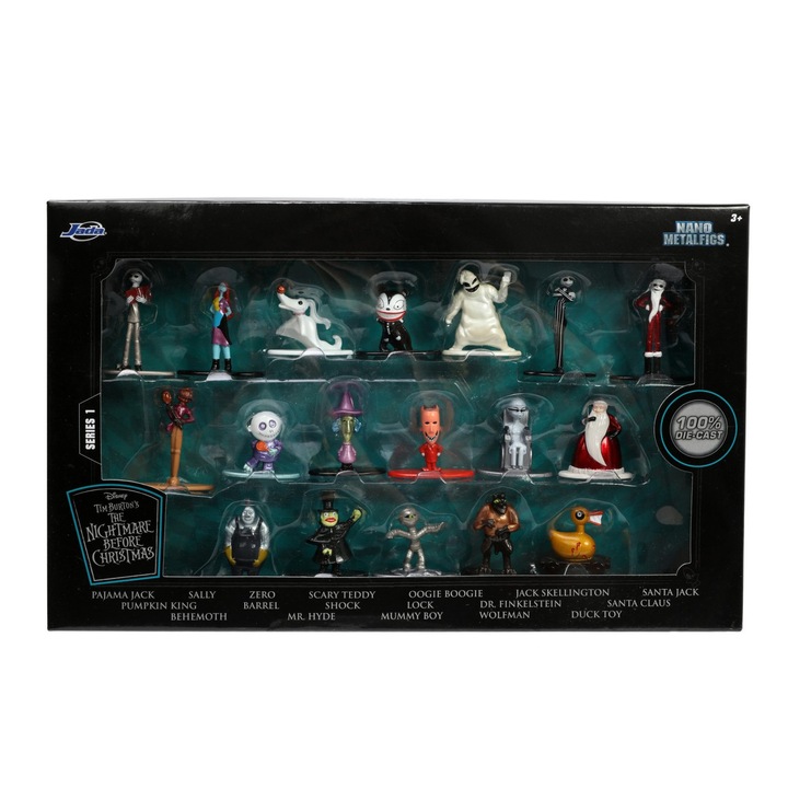 Nightmare before Christmas Nano Metalfigs Diecast Mini Figurák 18-Csomag 4 cm