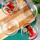 Set Boluri Din Sticla, Excellent Houseware, 12x5 cm, 275 ml, Sticla, Utilizare Universala, Potrivit Pentru Masina De Spalat Vase, Design Clasic, Transparent, 4 Bucati